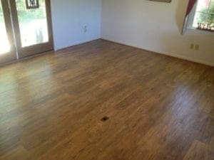 hardwood flooring in hall